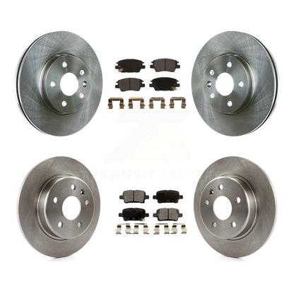 [Avant + Arrière] Kit de Disque et plaquette (semi-métallique) de frein pour Chevrolet Cruze Volt Bolt EV EUV K8F-100826