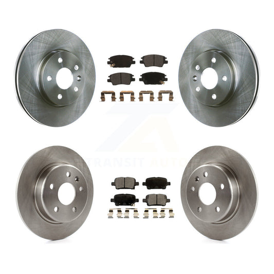 [Avant + Arrière] Kit de Disque et plaquette (semi-métallique) de frein pour Chevrolet Cruze Volt Bolt EV EUV K8F-100826