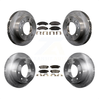[Avant + Arrière] Kit de Disque et plaquette (semi-métallique) de frein pour Chevrolet Suburban K8F-100830 par Transit Auto