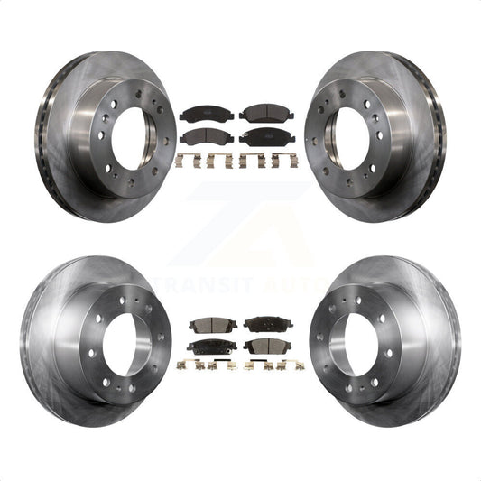 [Avant + Arrière] Kit de Disque et plaquette (semi-métallique) de frein pour Chevrolet Suburban K8F-100830 par Transit Auto