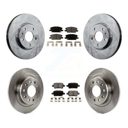 [Avant + Arrière] Kit de Disque et plaquette (semi-métallique) de frein pour Chevrolet Equinox Malibu GMC Terrain Buick LaCrosse K8F-100832