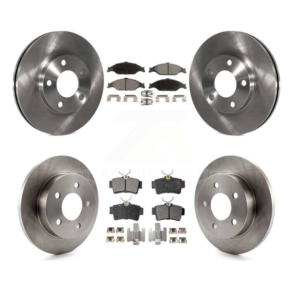 [Avant + Arrière] Kit de Disque et plaquette (semi-métallique) de frein pour Ford Mustang K8F-100840