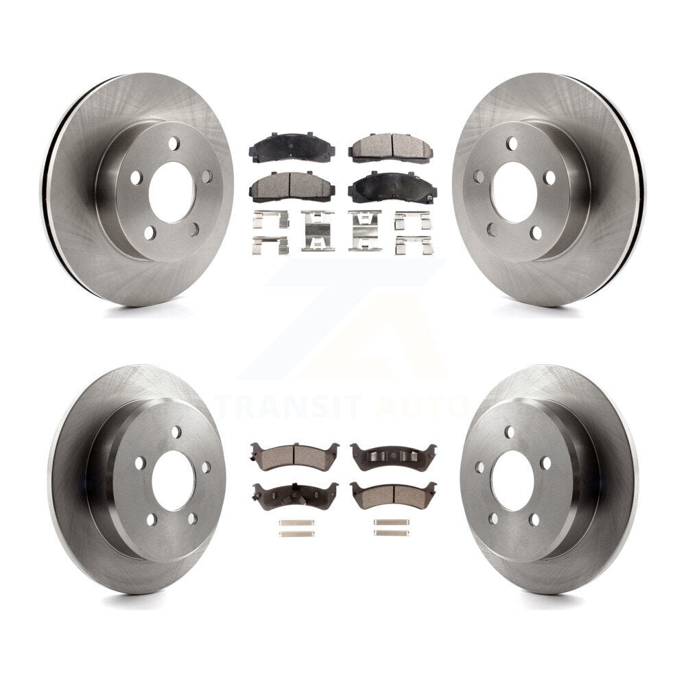 [Avant + Arrière] Kit de Disque et plaquette (semi-métallique) de frein pour Ford Ranger Explorer Mercury Mountaineer K8F-100841