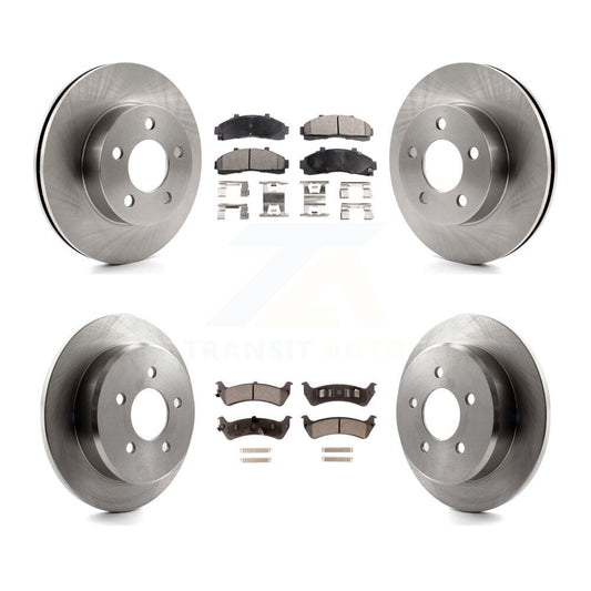 [Avant + Arrière] Kit de Disque et plaquette (semi-métallique) de frein pour Ford Ranger Explorer Mercury Mountaineer K8F-100841
