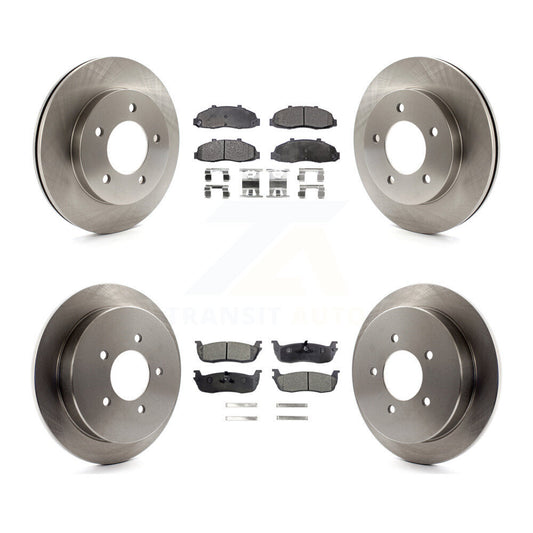 [Avant + Arrière] Kit de Disque et plaquette (semi-métallique) de frein pour Ford F-150 4WD K8F-100842