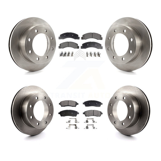 [Avant + Arrière] Kit de Disque et plaquette (semi-métallique) de frein pour Ford F-250 Super Duty Excursion 4WD K8F-100850