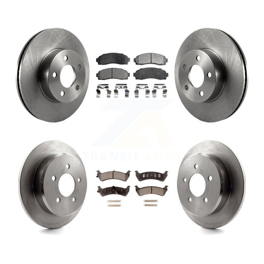 [Avant + Arrière] Kit de Disque et plaquette (semi-métallique) de frein pour 2001 Ford Explorer Sport 4WD K8F-100856