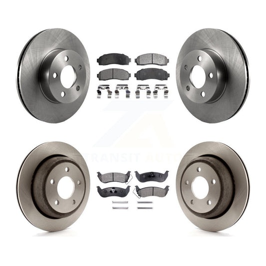 [Avant + Arrière] Kit de Disque et plaquette (semi-métallique) de frein pour Ford Ranger Mazda B4000 K8F-100857
