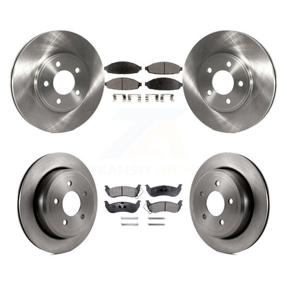 [Avant + Arrière] Kit de Disque et plaquette (semi-métallique) de frein pour Ford Crown Victoria Mercury Grand Marquis Marauder K8F-100862