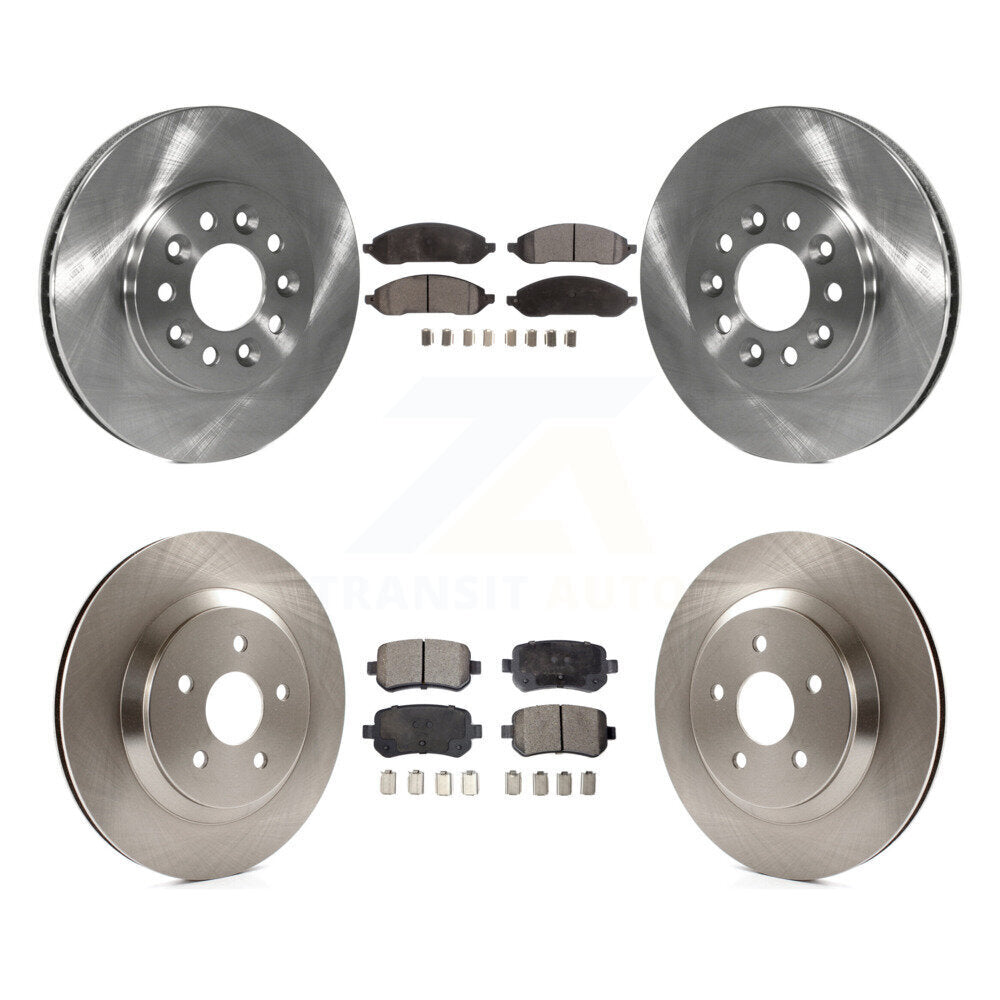 [Avant + Arrière] Kit de Disque et plaquette (semi-métallique) de frein pour 2004-2007 Ford Freestar Mercury Monterey K8F-100865