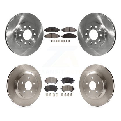 [Avant + Arrière] Kit de Disque et plaquette (semi-métallique) de frein pour 2004-2007 Ford Freestar Mercury Monterey K8F-100865