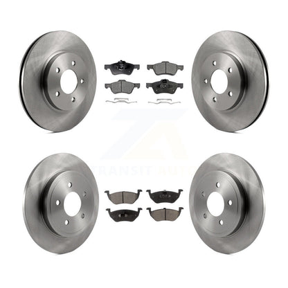 [Avant + Arrière] Kit de Disque et plaquette (semi-métallique) de frein pour Ford Escape Mercury Mariner Mazda Tribute K8F-100866