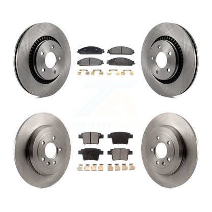 [Avant + Arrière] Kit de Disque et plaquette (semi-métallique) de frein pour Ford Five Hundred Freestyle Taurus Mercury Montego X Sable K8F-100872