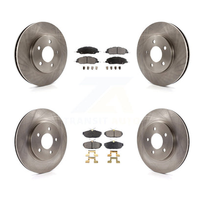 [Avant + Arrière] Kit de Disque et plaquette (semi-métallique) de frein pour 2005-2010 Ford Mustang Base K8F-100876