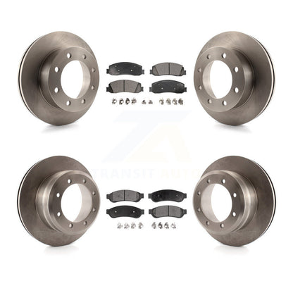 [Avant + Arrière] Kit de Disque et plaquette (semi-métallique) de frein pour Ford F-350 Super Duty F-450 K8F-100881