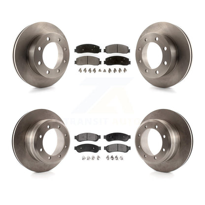 [Avant + Arrière] Kit de Disque et plaquette (semi-métallique) de frein pour 2011 Ford F-350 Super Duty 4WD avec Dual Wheels K8F-100882