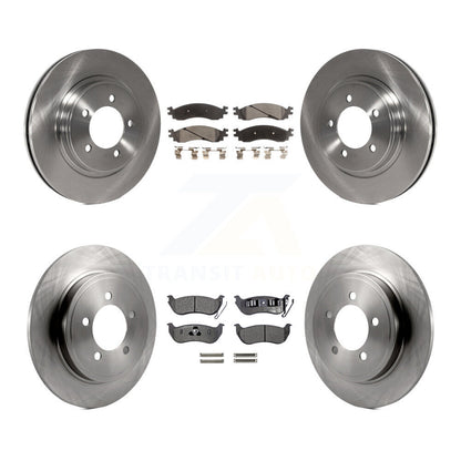 [Avant + Arrière] Kit de Disque et plaquette (semi-métallique) de frein pour Ford Explorer Sport Trac Mercury Mountaineer K8F-100885