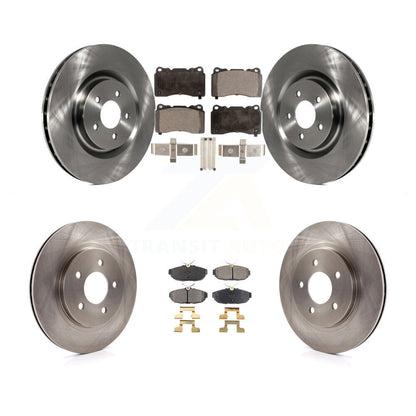 [Avant + Arrière] Kit de Disque et plaquette (semi-métallique) de frein pour Ford Mustang K8F-100886