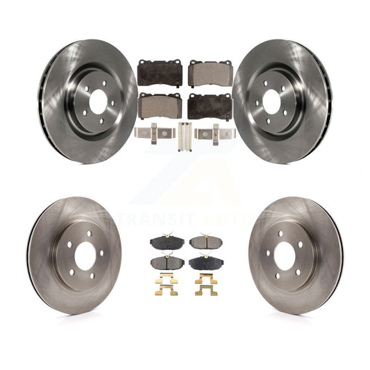 [Avant + Arrière] Kit de Disque et plaquette (semi-métallique) de frein pour Ford Mustang K8F-100886