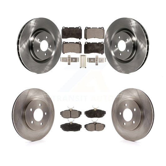 [Avant + Arrière] Kit de Disque et plaquette (semi-métallique) de frein pour Ford Mustang K8F-100887
