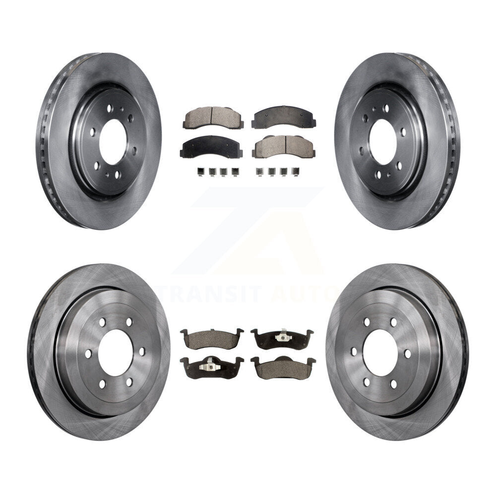 [Avant + Arrière] Kit de Disque et plaquette (semi-métallique) de frein pour 2010-2017 Ford Expedition Lincoln Navigator K8F-100890