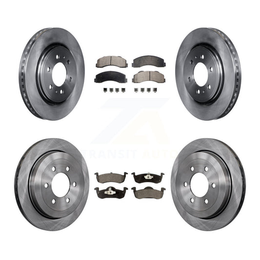 [Avant + Arrière] Kit de Disque et plaquette (semi-métallique) de frein pour 2010-2017 Ford Expedition Lincoln Navigator K8F-100890