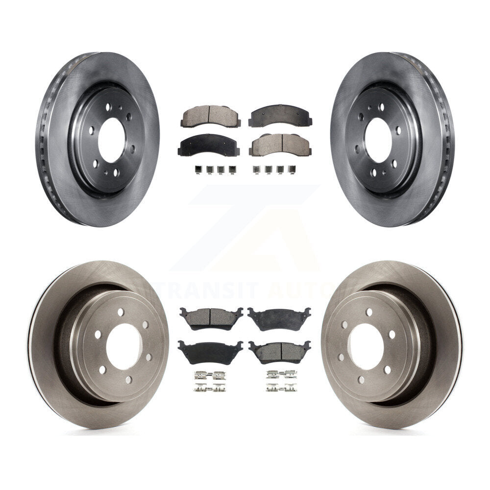 [Avant + Arrière] Kit de Disque et plaquette (semi-métallique) de frein pour Ford F-150 K8F-100891