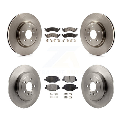 [Avant + Arrière] Kit de Disque et plaquette (semi-métallique) de frein pour 2010-2012 Ford Taurus SHO K8F-100899