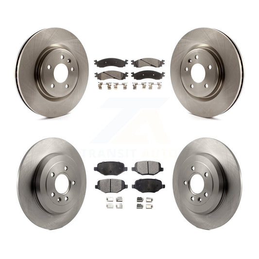 [Avant + Arrière] Kit de Disque et plaquette (semi-métallique) de frein pour 2010-2012 Ford Taurus SHO K8F-100899