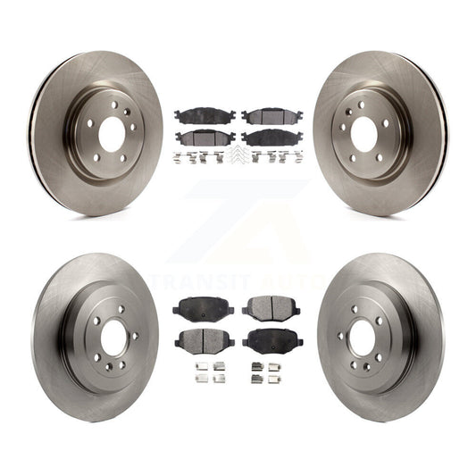 [Avant + Arrière] Kit de Disque et plaquette (semi-métallique) de frein pour Ford Explorer Taurus Flex Lincoln MKT MKS K8F-100901
