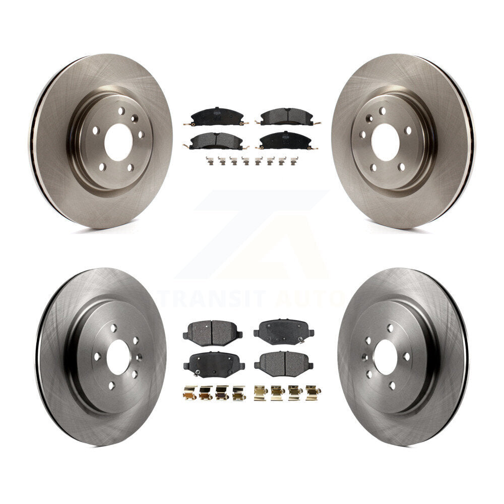 [Avant + Arrière] Kit de Disque et plaquette (semi-métallique) de frein pour 2013 Ford Explorer Sport avec Heavy Duty Brakes K8F-100903