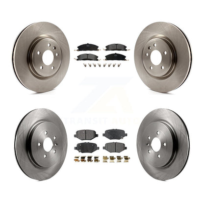 [Avant + Arrière] Kit de Disque et plaquette (semi-métallique) de frein pour 2013 Ford Explorer Sport avec Heavy Duty Brakes K8F-100903