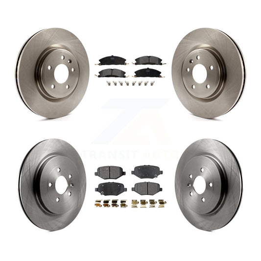 [Avant + Arrière] Kit de Disque et plaquette (semi-métallique) de frein pour 2013 Ford Explorer Sport avec Heavy Duty Brakes K8F-100903