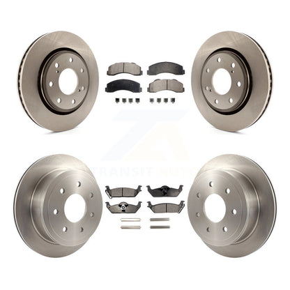[Avant + Arrière] Kit de Disque et plaquette (semi-métallique) de frein pour 2010-2011 Ford F-150 avec 7 Lug Wheels K8F-100904