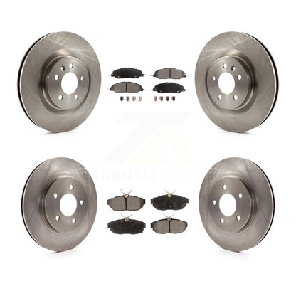 [Avant + Arrière] Kit de Disque et plaquette (semi-métallique) de frein pour Ford Mustang K8F-100906