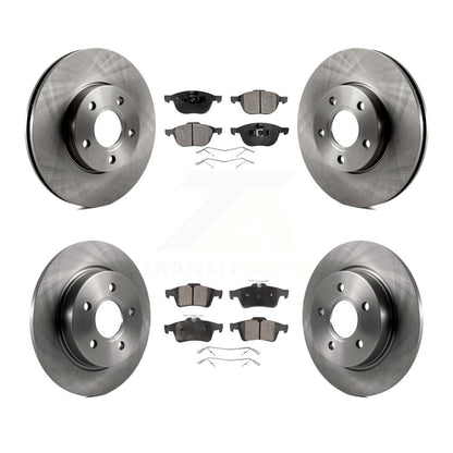 [Avant + Arrière] Kit de Disque et plaquette (semi-métallique) de frein pour Ford Focus K8F-100907