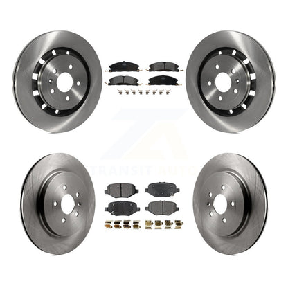 [Avant + Arrière] Kit de Disque et plaquette (semi-métallique) de frein pour Ford Explorer Taurus Flex Police Interceptor Sedan Lincoln MKS Special Service K8F-100911
