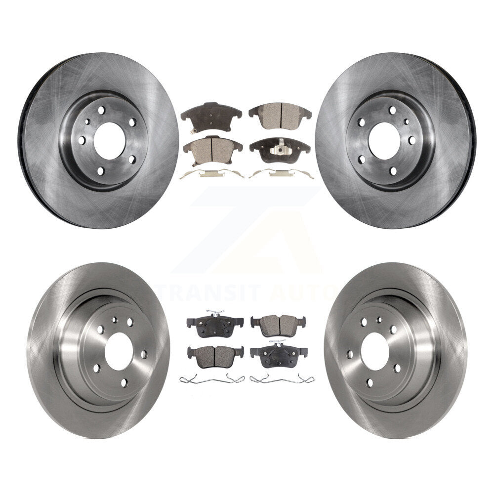[Avant + Arrière] Kit de Disque et plaquette (semi-métallique) de frein pour Ford Fusion Lincoln MKZ K8F-100912