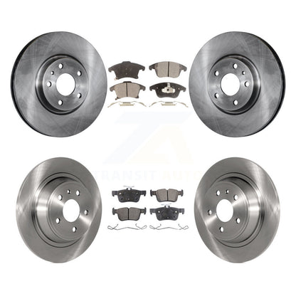 [Avant + Arrière] Kit de Disque et plaquette (semi-métallique) de frein pour Ford Fusion Lincoln MKZ K8F-100912