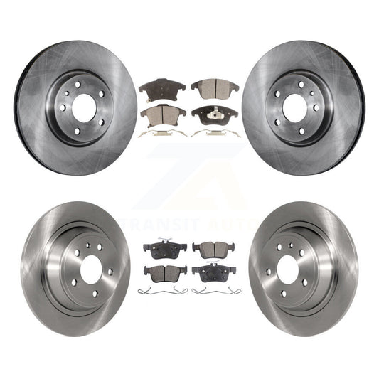 [Avant + Arrière] Kit de Disque et plaquette (semi-métallique) de frein pour Ford Fusion Lincoln MKZ K8F-100912