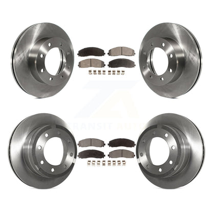 [Avant + Arrière] Kit de Disque et plaquette (semi-métallique) de frein pour Ford F-250 Super Duty F-350 4WD K8F-100915