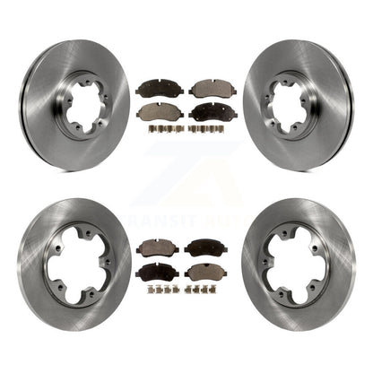 [Avant + Arrière] Kit de Disque et plaquette (semi-métallique) de frein pour Ford Transit-250 Transit-350 Transit-150 avec 5 Lug Wheels K8F-100917