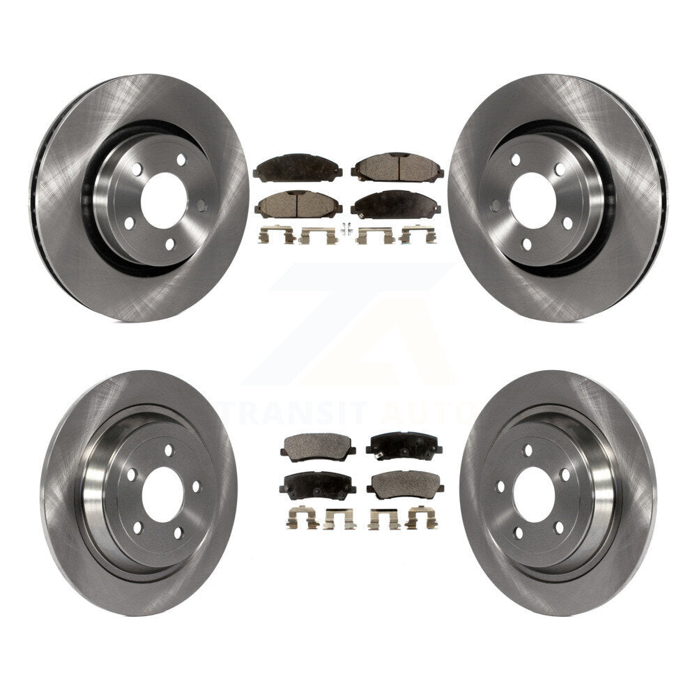 [Avant + Arrière] Kit de Disque et plaquette (semi-métallique) de frein pour Ford Mustang K8F-100918