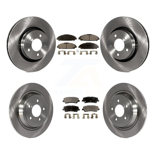 [Avant + Arrière] Kit de Disque et plaquette (semi-métallique) de frein pour Ford Mustang K8F-100918