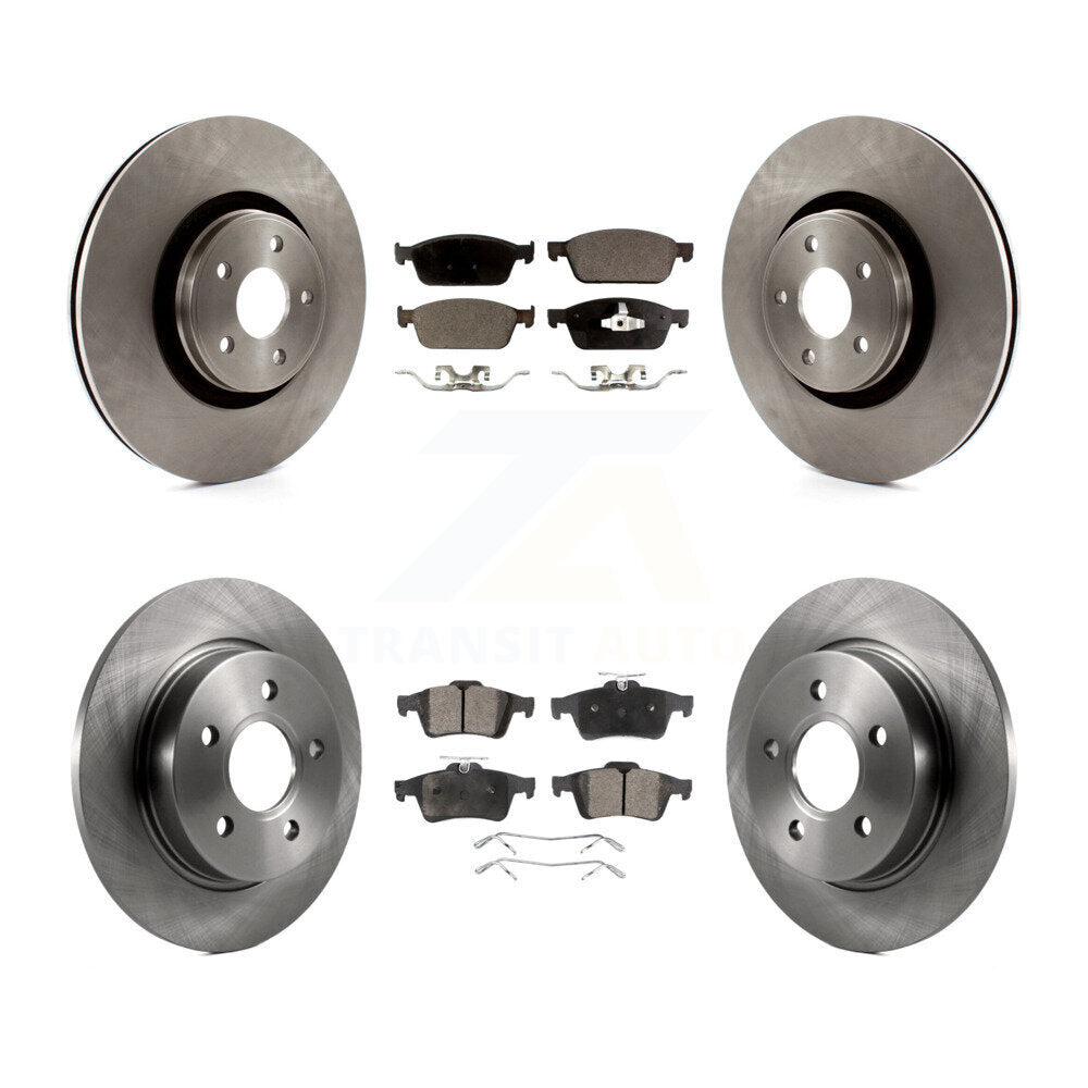 [Avant + Arrière] Kit de Disque et plaquette (semi-métallique) de frein pour Ford Focus ST K8F-100919