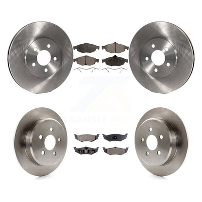 [Avant + Arrière] Kit de Disque et plaquette (semi-métallique) de frein pour Chrysler Sebring Dodge Stratus K8F-100926
