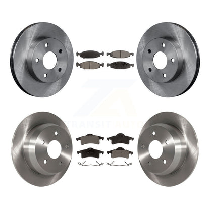 [Avant + Arrière] Kit de Disque et plaquette (semi-métallique) de frein pour 1999-2002 Jeep Grand Cherokee avec Teves & ATE Caliper K8F-100929