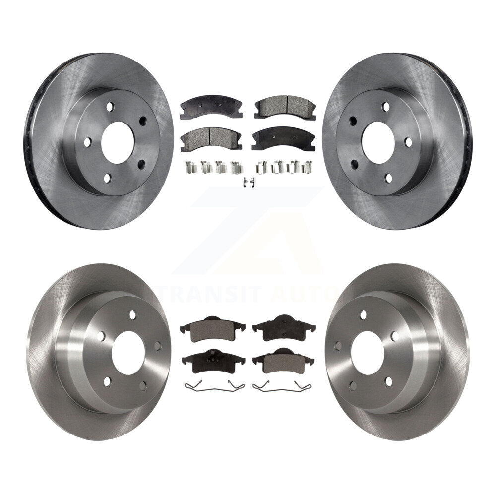 [Avant + Arrière] Kit de Disque et plaquette (semi-métallique) de frein pour Jeep Grand Cherokee K8F-100930