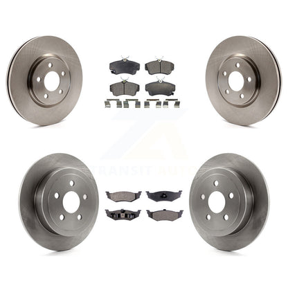 [Avant + Arrière] Kit de Disque et plaquette (semi-métallique) de frein pour 2008-2009 Chrysler PT Cruiser Turbocharged K8F-100948