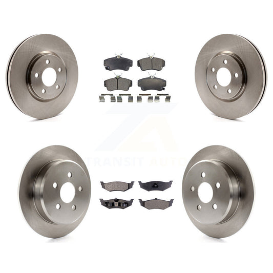 [Avant + Arrière] Kit de Disque et plaquette (semi-métallique) de frein pour 2007 Chrysler PT Cruiser Turbocharged K8F-100949